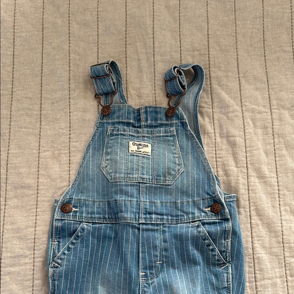 OshKosh B'gosh Pink Striped Overalls
